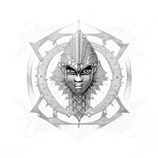 Ankh Symbol tattoo design idea