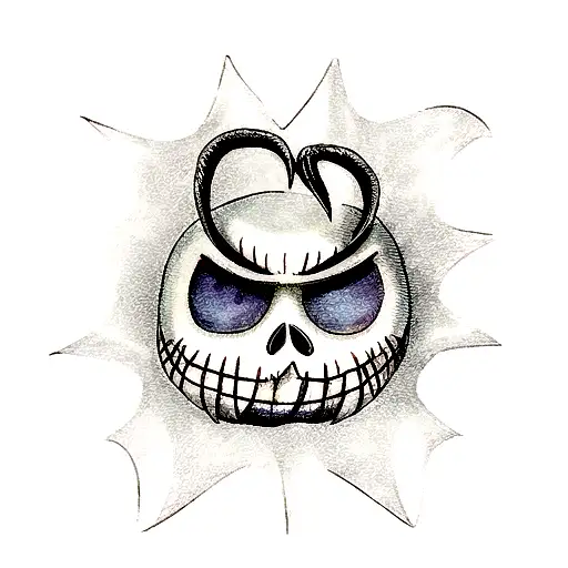 nightmare before Christmas  tattoo design idea