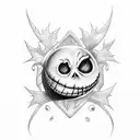 nightmare before Christmas  tattoo design idea