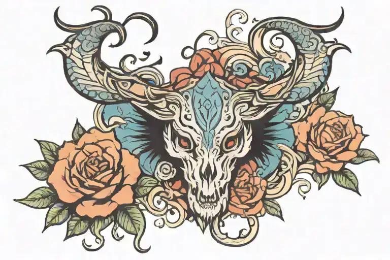 sine risu tattoo design idea