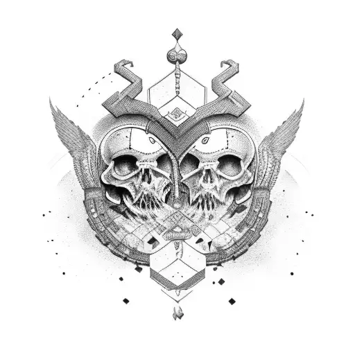 Gladiator und adler tattoo design idea