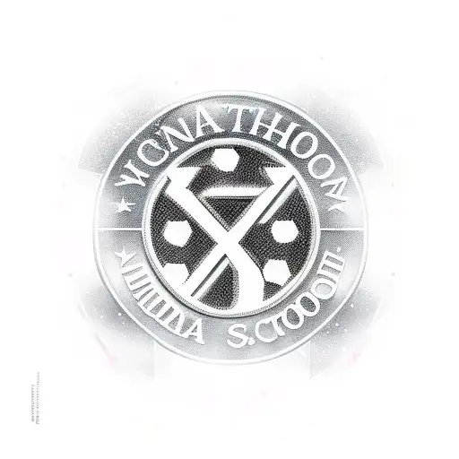  initials AAA, soccer, Catholic, El Salvador tattoo design idea