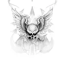 saint Michael tattoo design idea