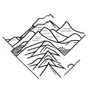 lone peak mountain from wasatch range tattoo design idea