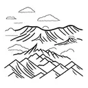 lone peak mountain from wasatch range tattoo design idea