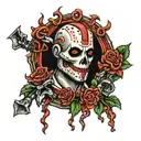 friday the 13th flash sheet tattoo design idea