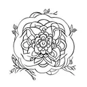 inner peace  tattoo design idea
