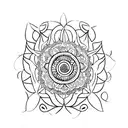 inner peace  tattoo design idea