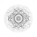 inner peace and balance tattoo design idea