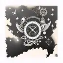 airport codes Melbourne Australia, Vancouver, Canada, London, Heathrow tattoo design idea