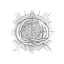 cemetery tattoo design idea