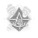 cemetery tattoo design idea