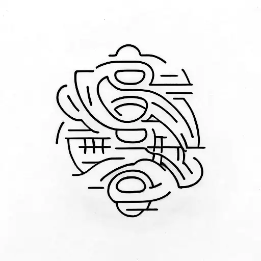 Zen garden tattoo design idea