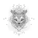 Yoga pose tattoo design idea