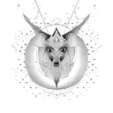 Yoga pose tattoo design idea