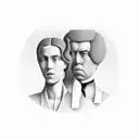 René Magritte´s Los Amantes tattoo design idea