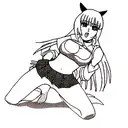 whore tattoo design idea