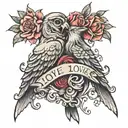 Love and Loyalty tattoo design idea