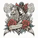 Love and Loyalty tattoo design idea