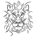 Scottish Lion tattoo design idea