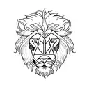 Scottish Lion tattoo design idea