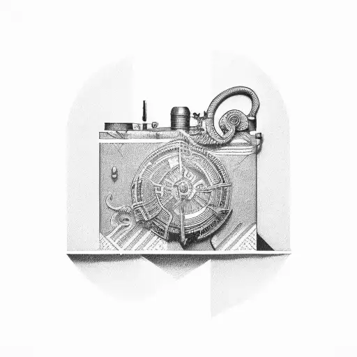 Old Key Consulting out of the letters MQP tattoo design idea