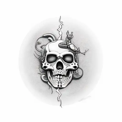 dead man tell no tale tattoo design idea