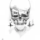 dead man tell no tale tattoo design idea