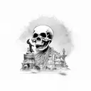 dead man tell no tale tattoo design idea