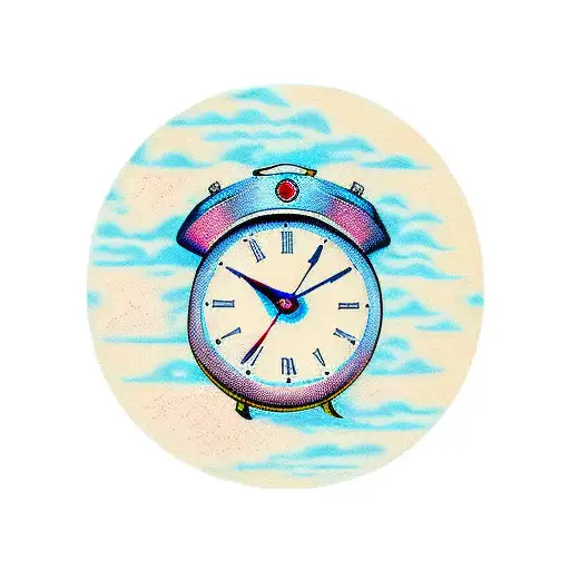blue eye, clock sayong 11:50, date 05/11/2019 tattoo design idea