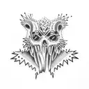 40 small punk objects tattoo design idea