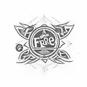 A tattoo design inspired by the TV show 'Friends', with iconic elements like the Central Perk coffee shop and the characters surrounded by nature motifs tattoo design idea