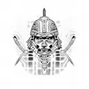 Aztec warrior tattoo design idea
