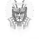 Aztec warrior tattoo design idea