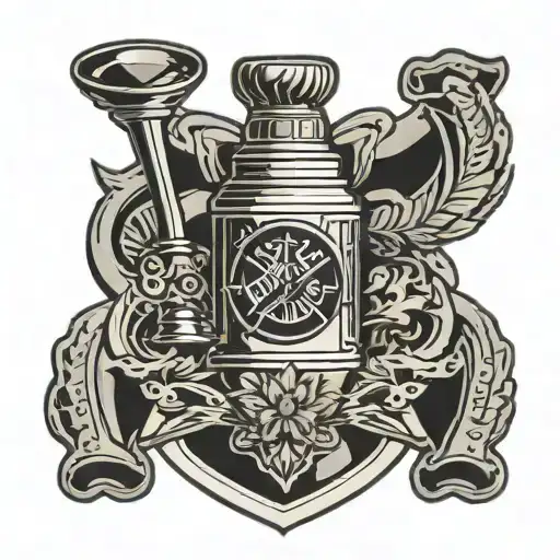 Stanley Cup tattoo design idea