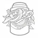 Stanley Cup tattoo design idea