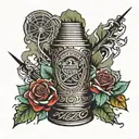 Stanley Cup tattoo design idea