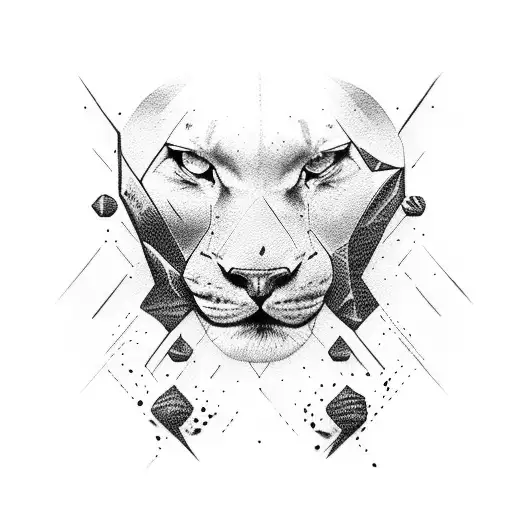 Panther tattoo design idea