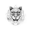 Panther tattoo design idea