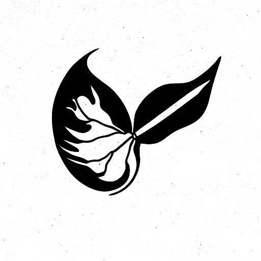 letting go tattoo design idea
