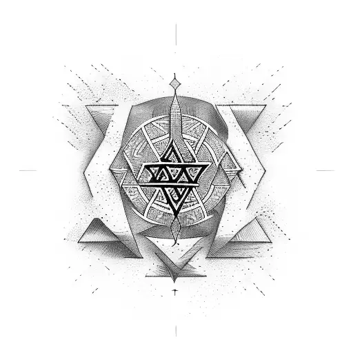 the word israel tattoo design idea