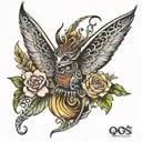 QOS tattoo design idea