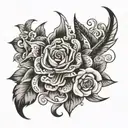 QOS tattoo design idea