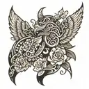 QOS tattoo design idea