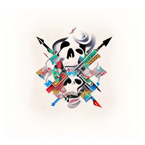 gangsta tattoo design idea