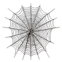 Spider Web tattoo design idea