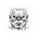 hulk tattoo design idea