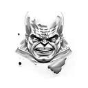 hulk tattoo design idea