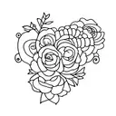 aunt and niece love tattoo design idea