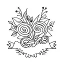 aunt and niece love tattoo design idea